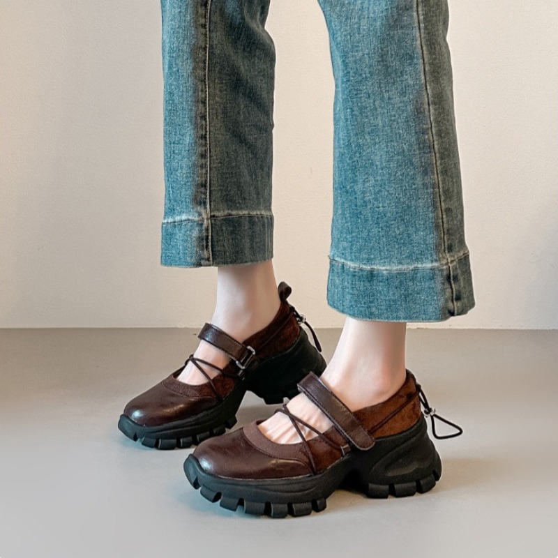Street Fashion Ladies - Yeni Retro Bale Mary Jane Ayakkabıları