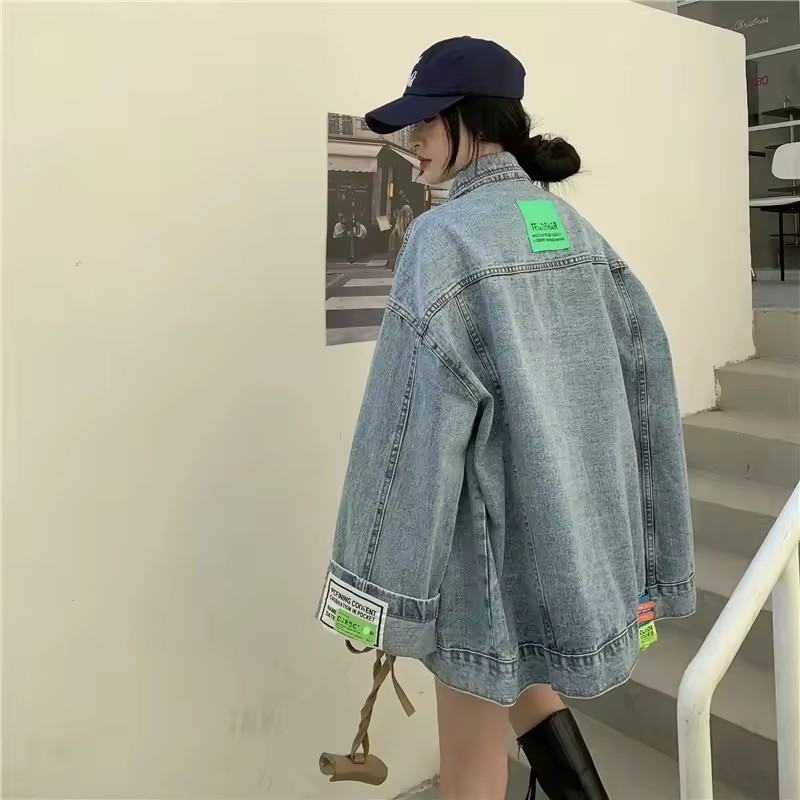 Street Fashion In Korea - 2025 Yeni Moda Denim Ceket Kadın