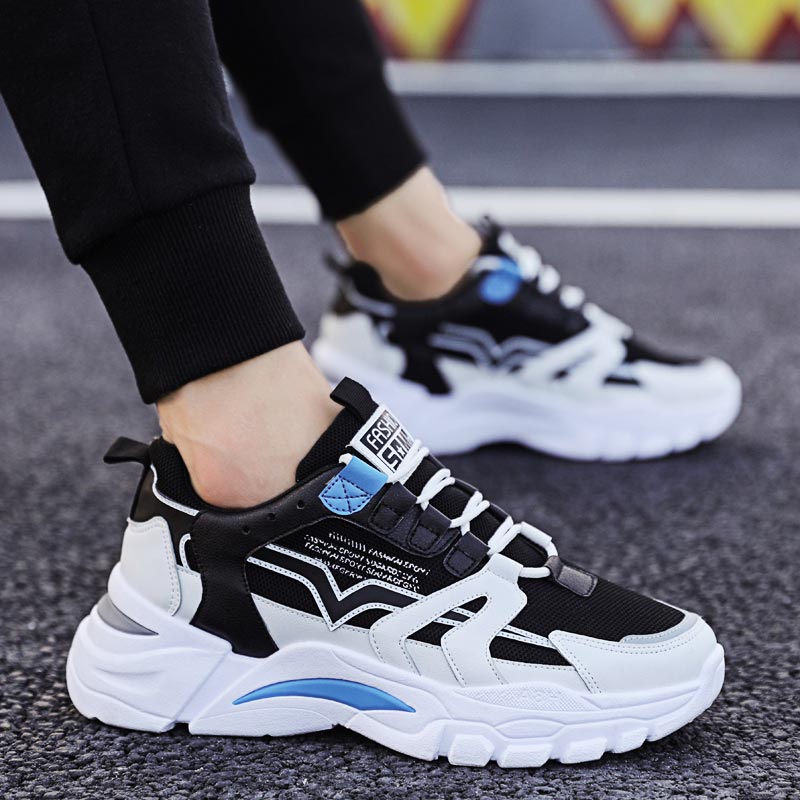 Street Fashion Online Shopping - Büyük boy tıknaz yükseklik adam Sneakers