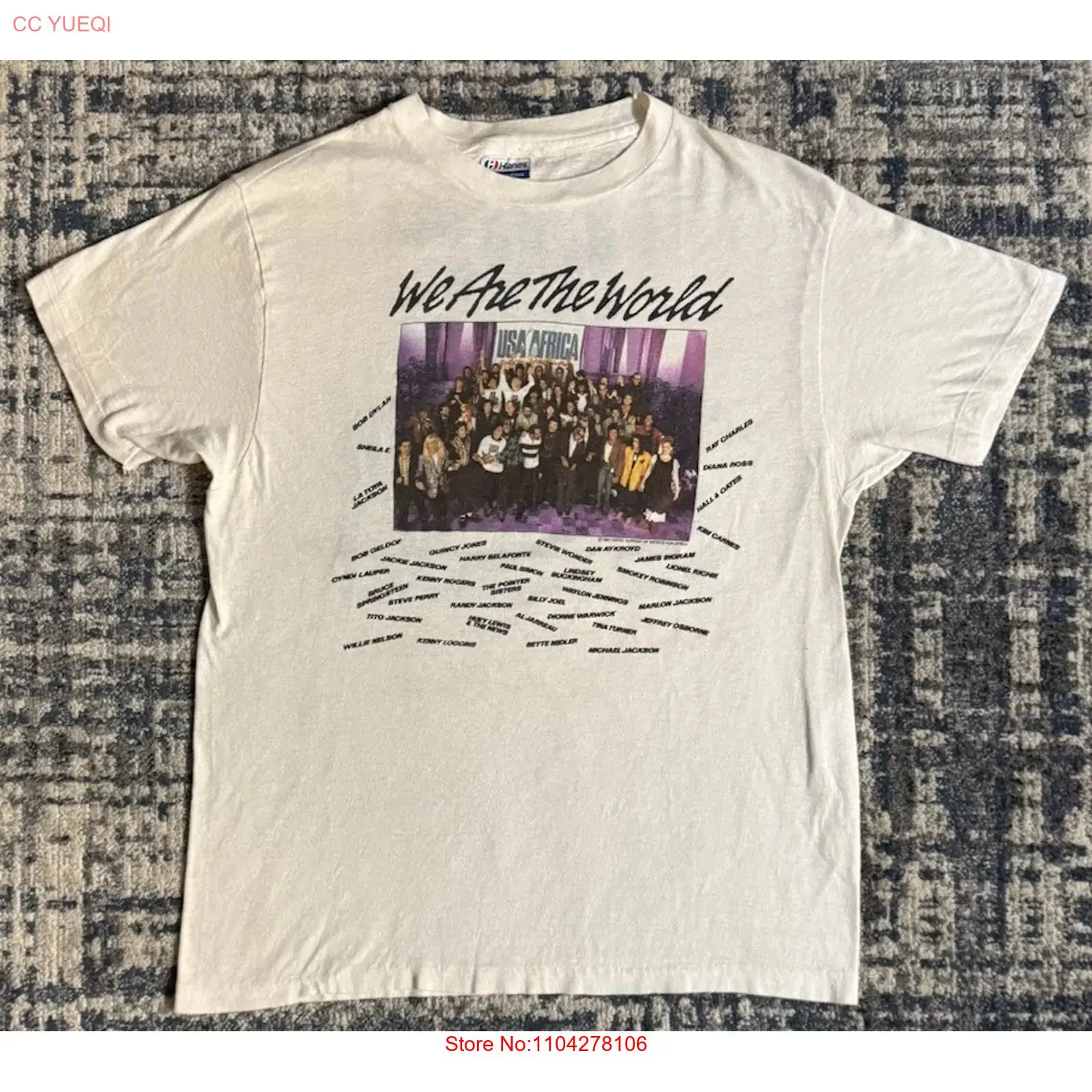 Street Fashion Usa - Vintage 1985 We Are The World