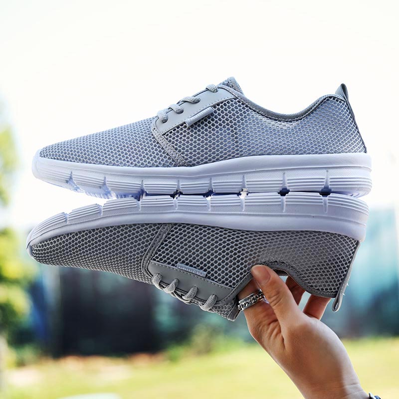 Street Fashion Online Shopping - Büyük boy yaz nefes erkek Sneakers