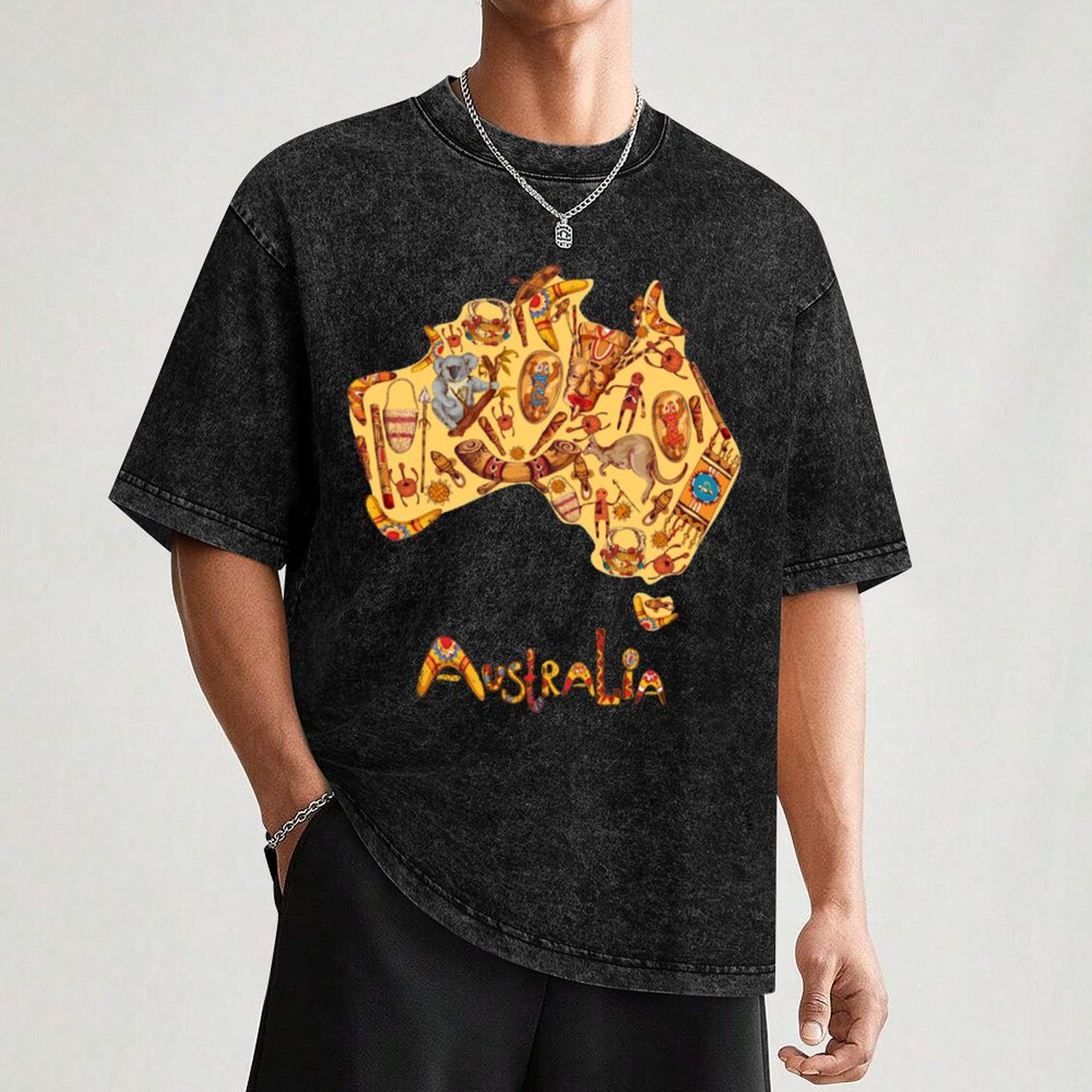 Aborijin Bayrağı Aborijin Hari - Street Fashion Australia incelemesi ve fiyatı