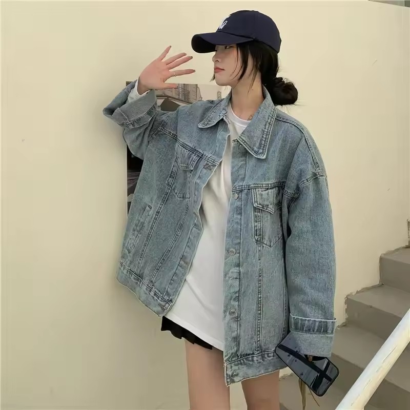 2025 Yeni Moda Denim Ceket Kad - Street Fashion In Korea incelemesi ve fiyatı