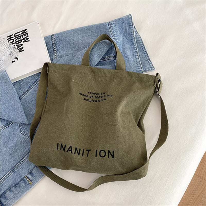 Harf Baskılı Şık Japon Kanvas  - Tote Bag Canvas Print incelemesi ve fiyatı