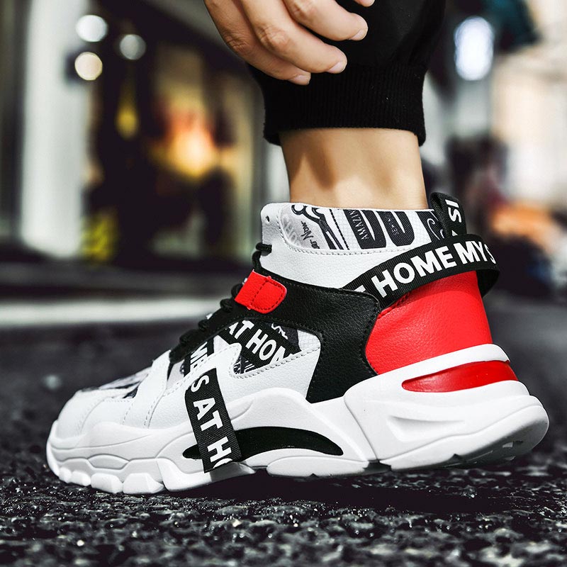 Büyük boy yüksek Top tıknaz er - Street Fashion Online Shopping incelemesi ve fiyatı