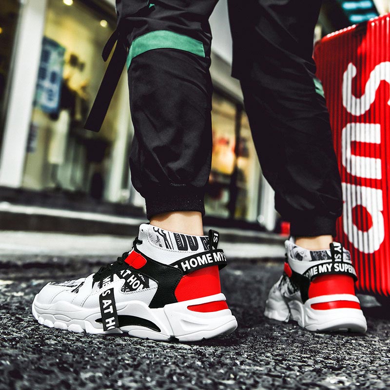 Büyük boy yüksek Top tıknaz er - Street Fashion Online Shopping incelemesi ve fiyatı
