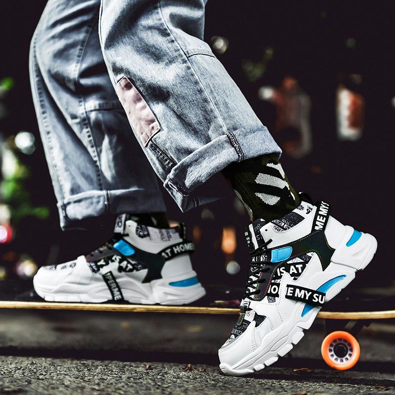 Büyük boy yüksek Top tıknaz er - Street Fashion Online Shopping incelemesi ve fiyatı
