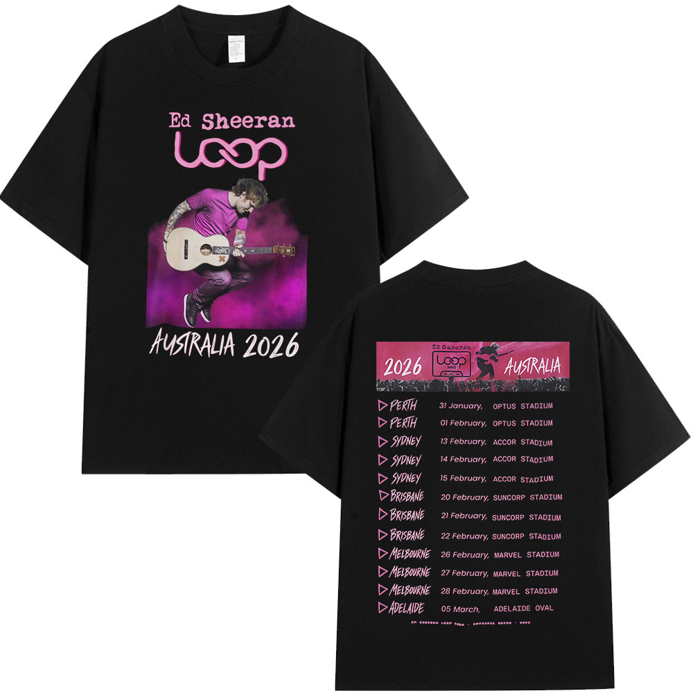 Ed Sheeran Loop Tour Avustraly - Street Fashion Australia incelemesi ve fiyatı