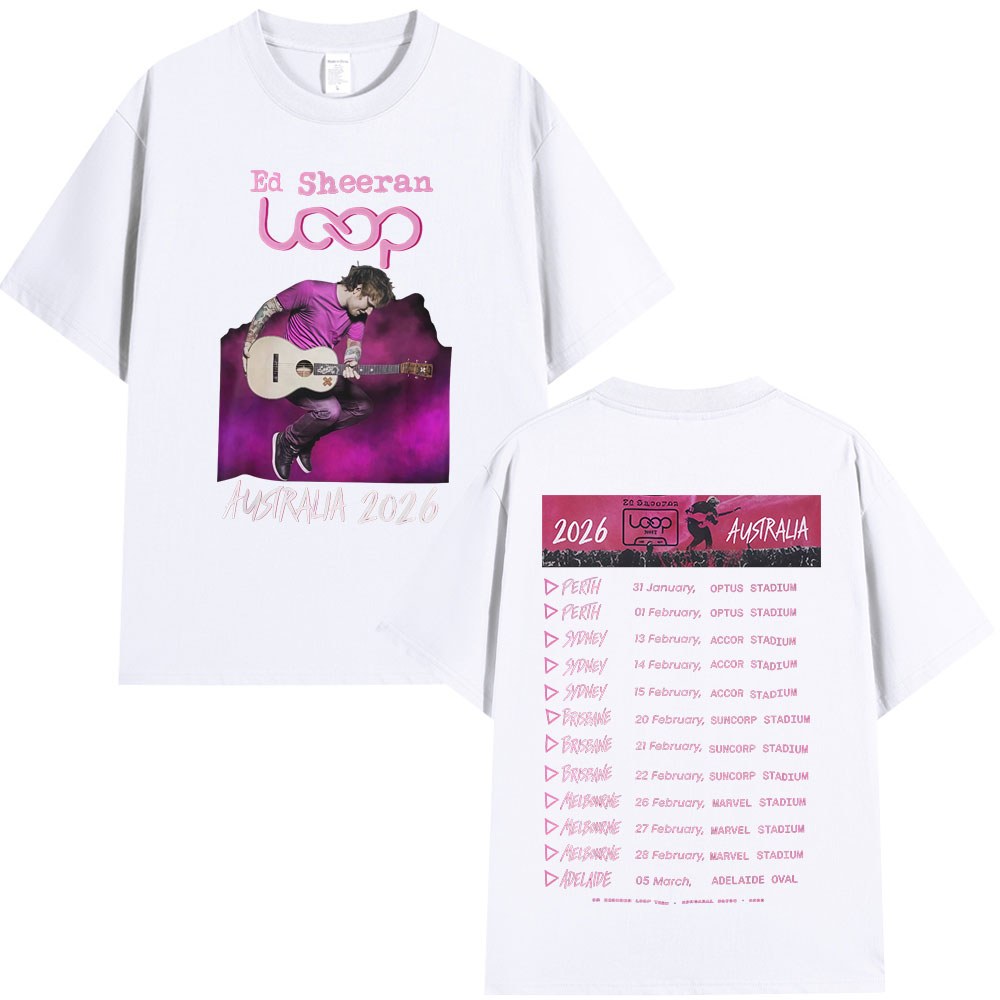 Ed Sheeran Loop Tour Avustraly - Street Fashion Australia incelemesi ve fiyatı