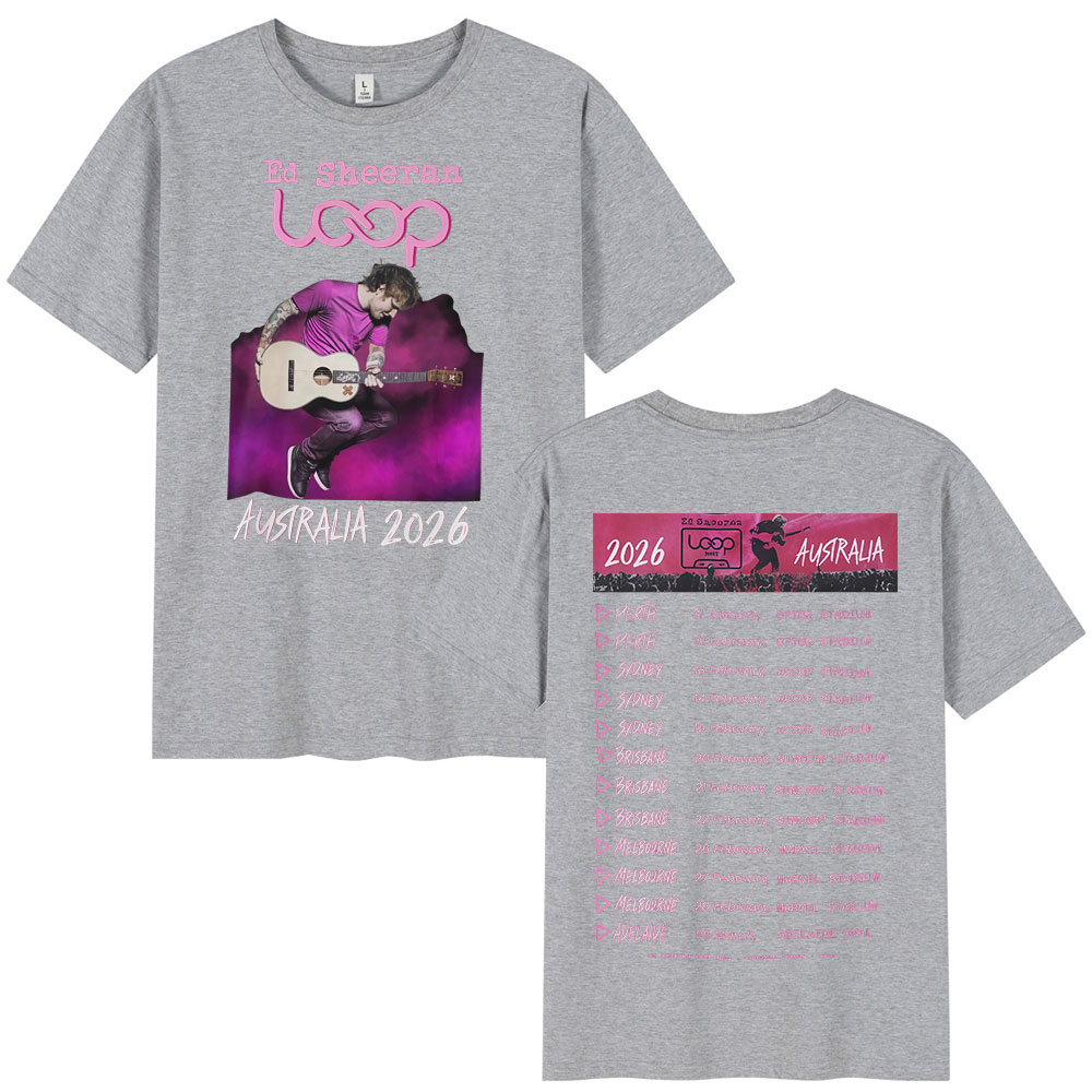 Ed Sheeran Loop Tour Avustraly - Street Fashion Australia incelemesi ve fiyatı