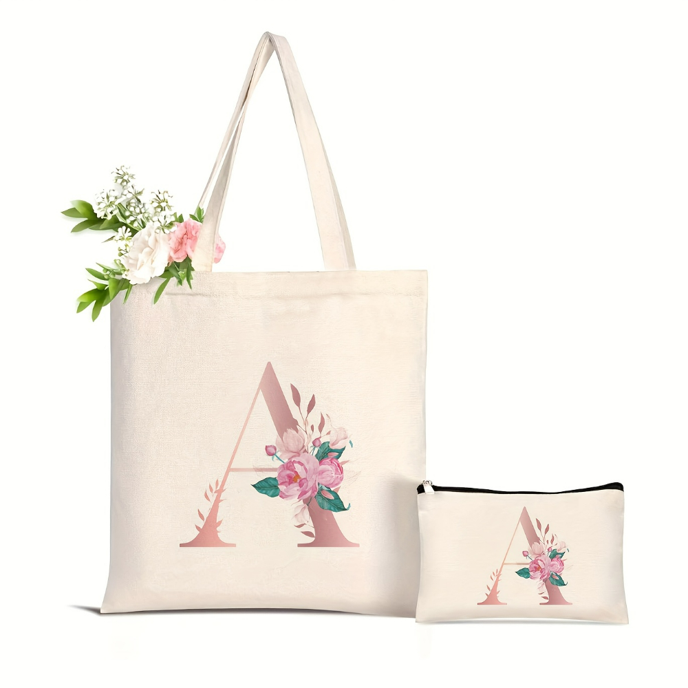 1 adet Çiçek Desenli Aşk Mektu - Tote Bag Canvas Print incelemesi ve fiyatı