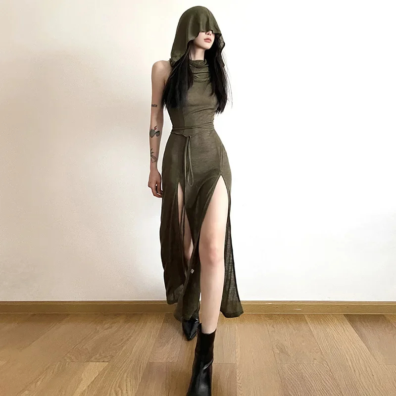 Y2K Seksi Bölünmüş Parti Elbis - Street Fashion Europe incelemesi ve fiyatı