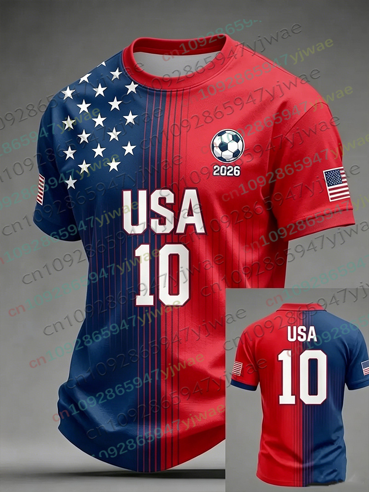 2026 ABD Bayraklı Futbol Forma - Street Fashion Usa incelemesi ve fiyatı