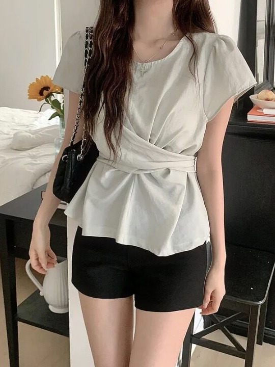 Moda şık beli saran kemerli ba - Street Fashion In Korea incelemesi ve fiyatı