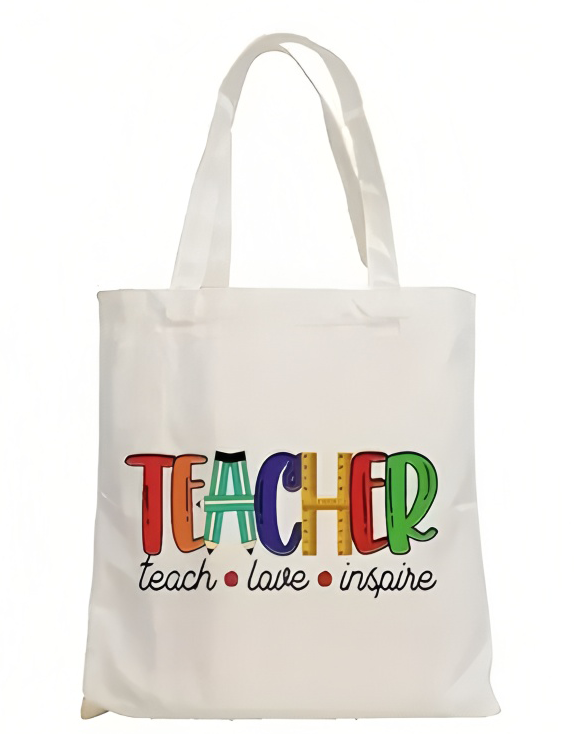 Renk Bloklu Öğretmen Çantası O - Tote Bag Canvas Print incelemesi ve fiyatı